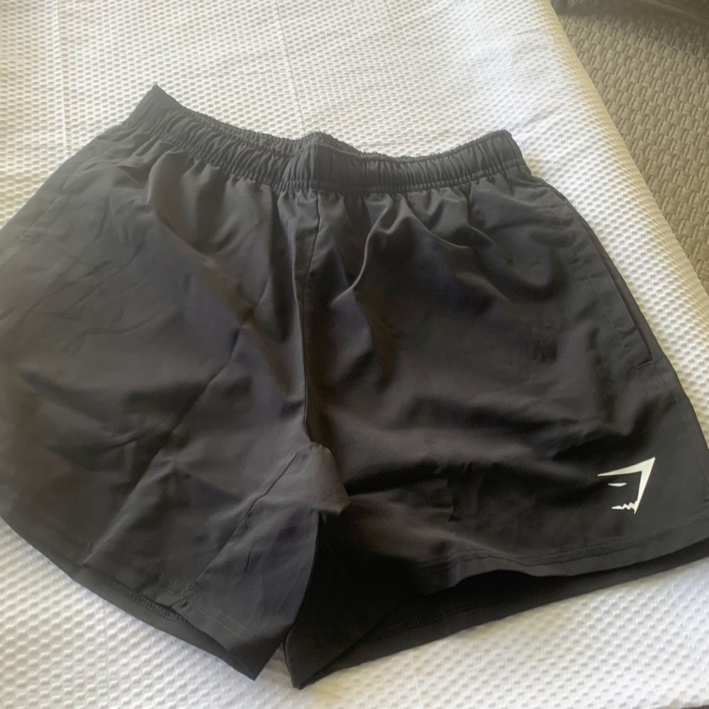 Gymshark gym shorts xs light black